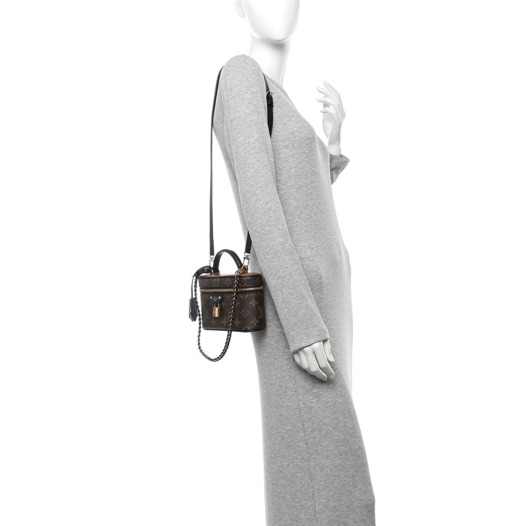 Reverse Monogram Vanity Chain Pouch