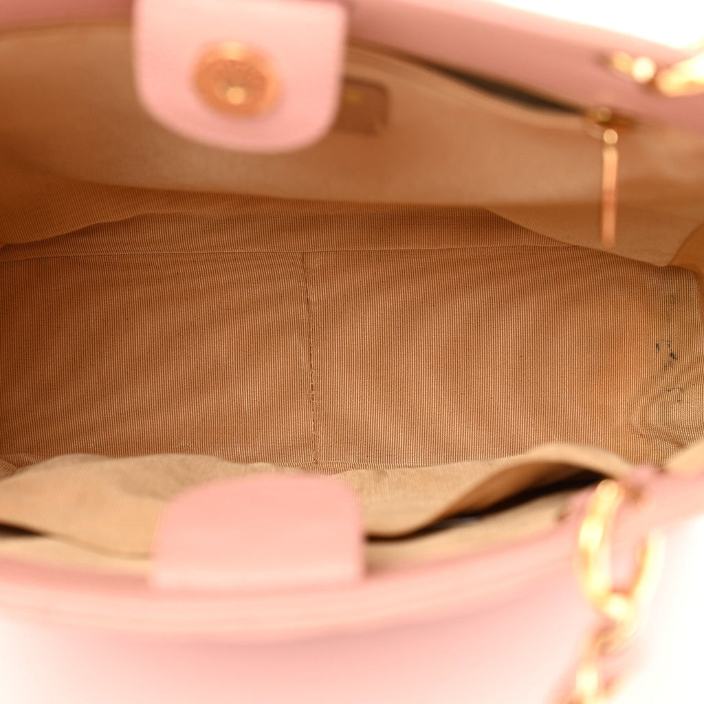 Caviar Quilted Petit Shopping Tote PST Pink