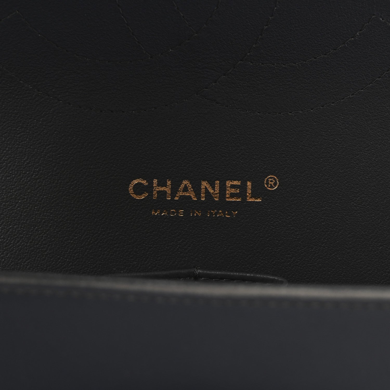 Lambskin Quilted Jumbo Double Flap Dark Grey