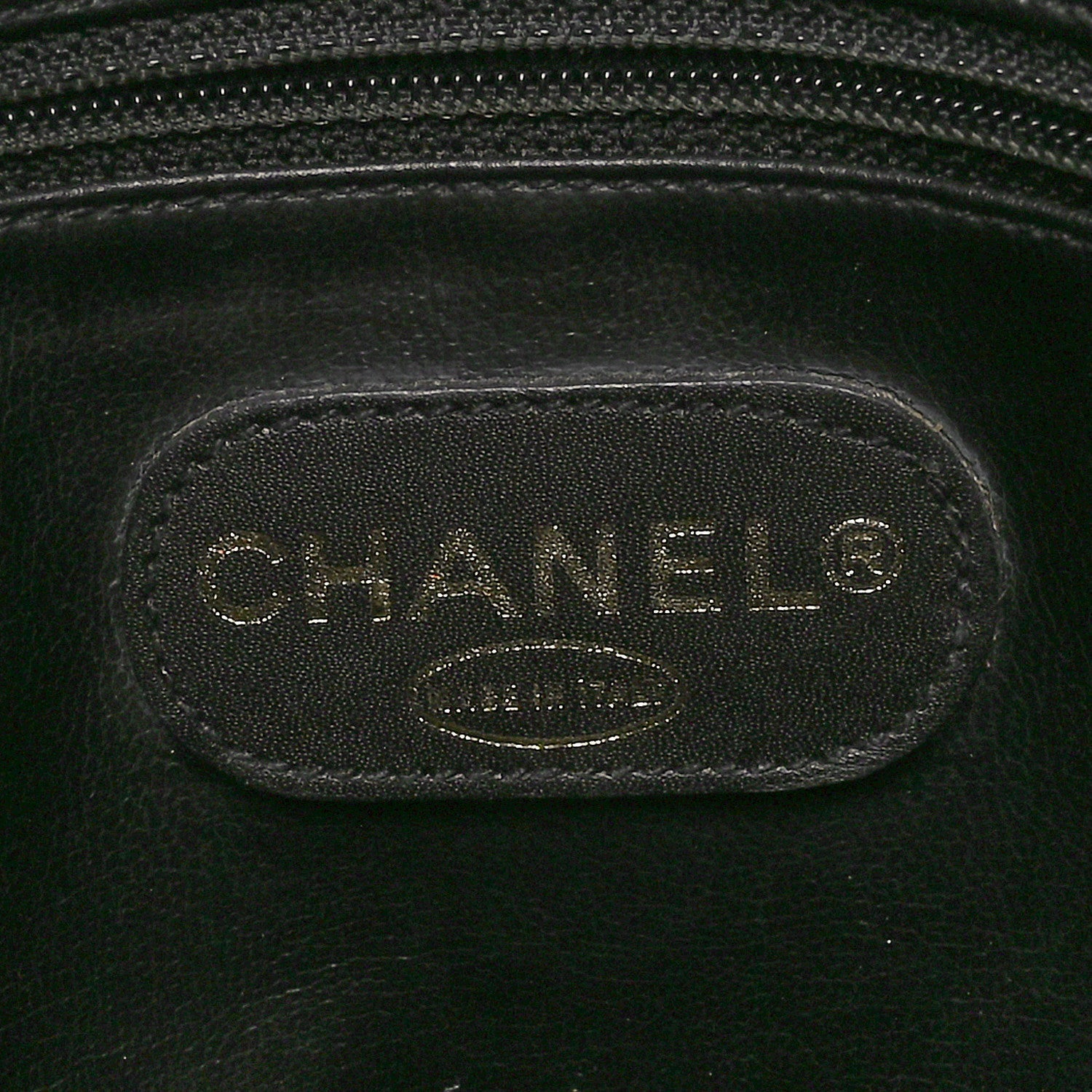 Caviar Large CC Shoulder Bag Black