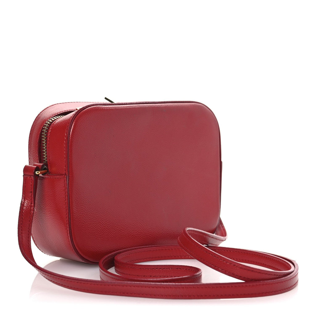 Grain De Poudre Small Classic Monogram Camera Bag New Red