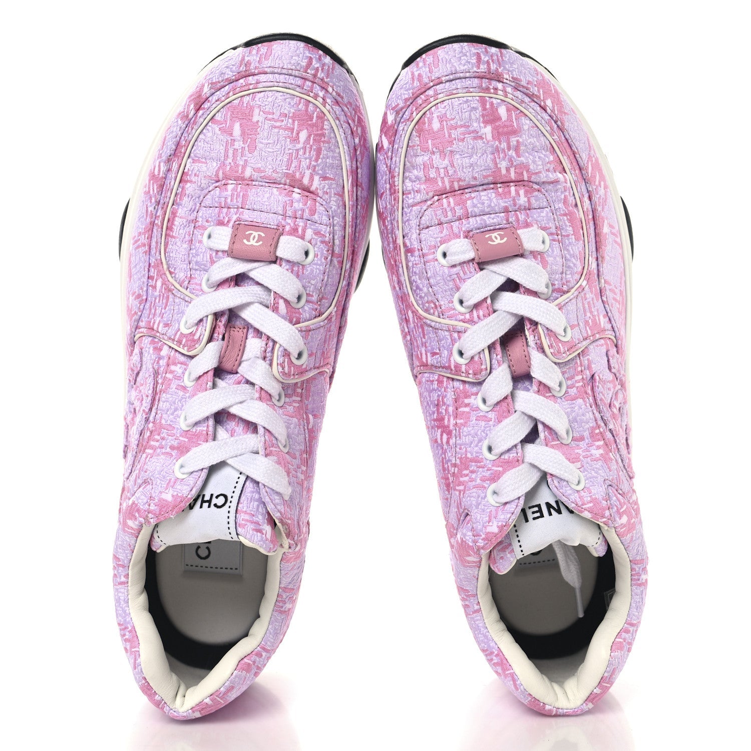 Tweed CC Sneakers 39 Pink