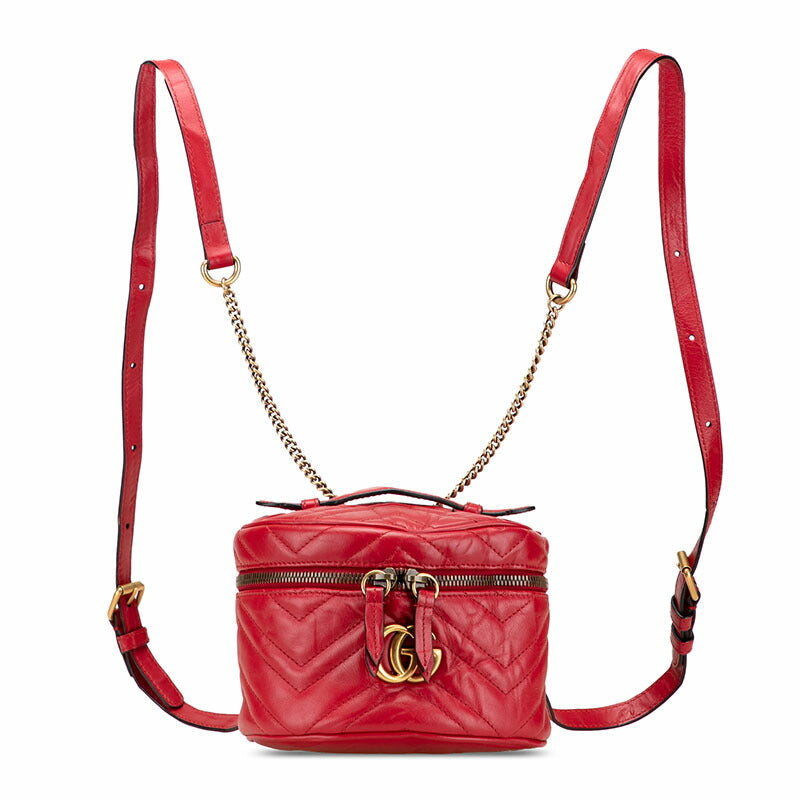 Gucci GG Marmont Leather Backpack