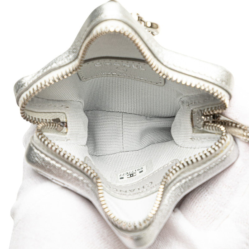 Chanel Coco Mark Star Matelassé Lambskin Coin Case