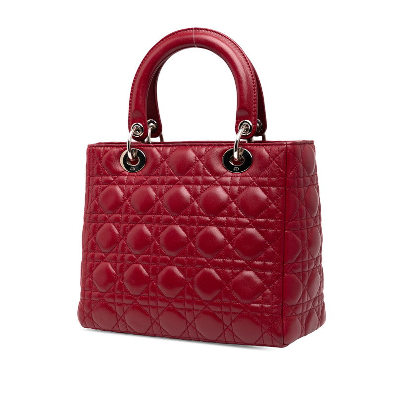 Dior Lady Dior Cannage Leather 2way Bag