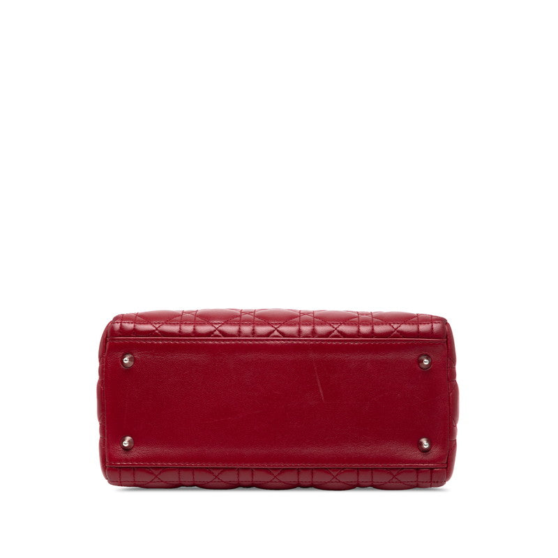 Dior Lady Dior Cannage Leather 2way Bag