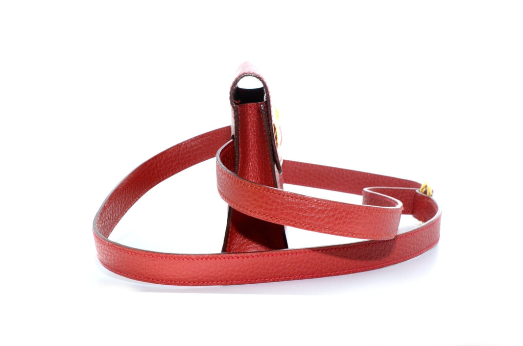 HERMÈS Leather Flap Bum Leather Pochette Waist bag