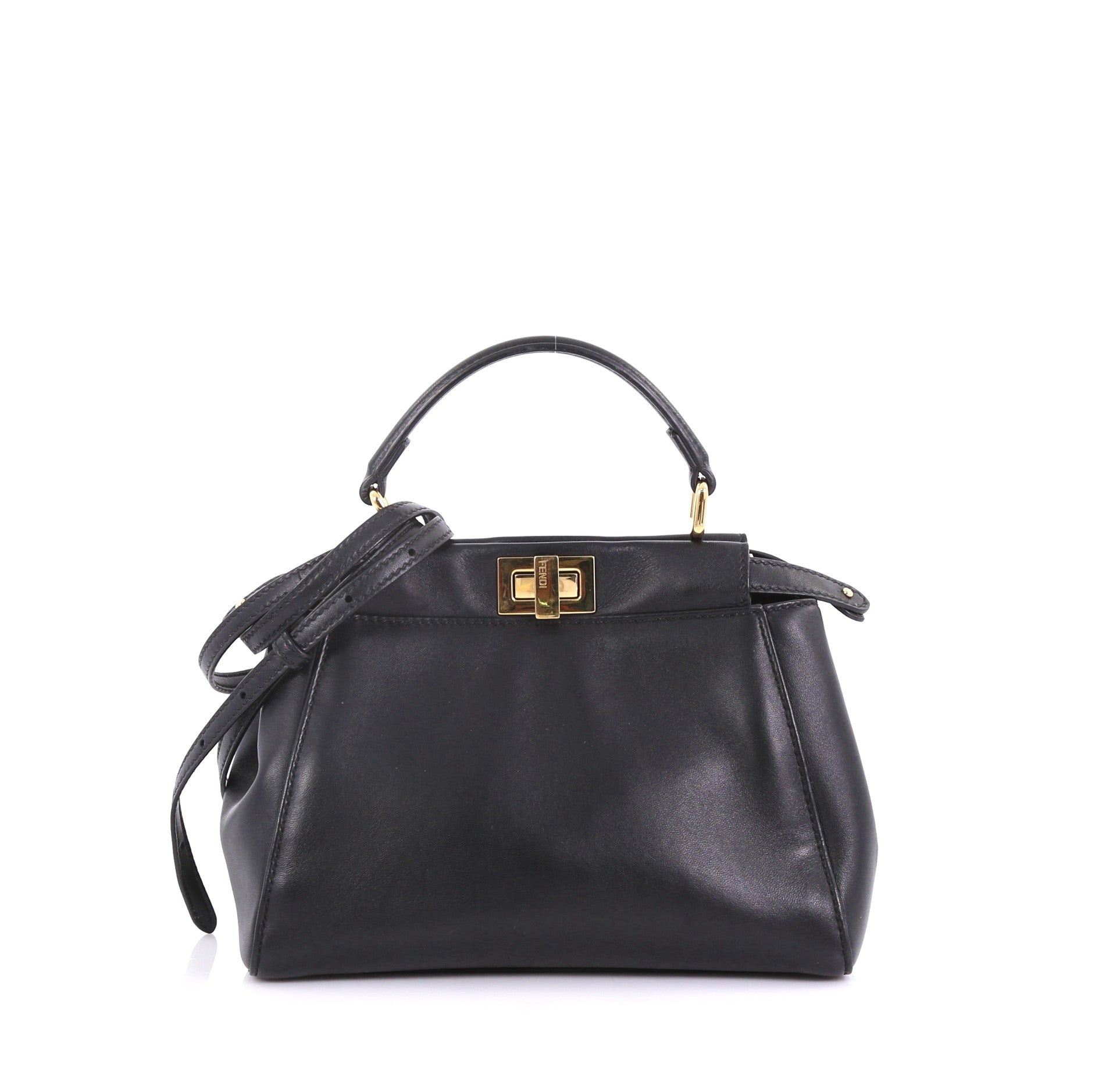 Peekaboo Handbag Leather Mini