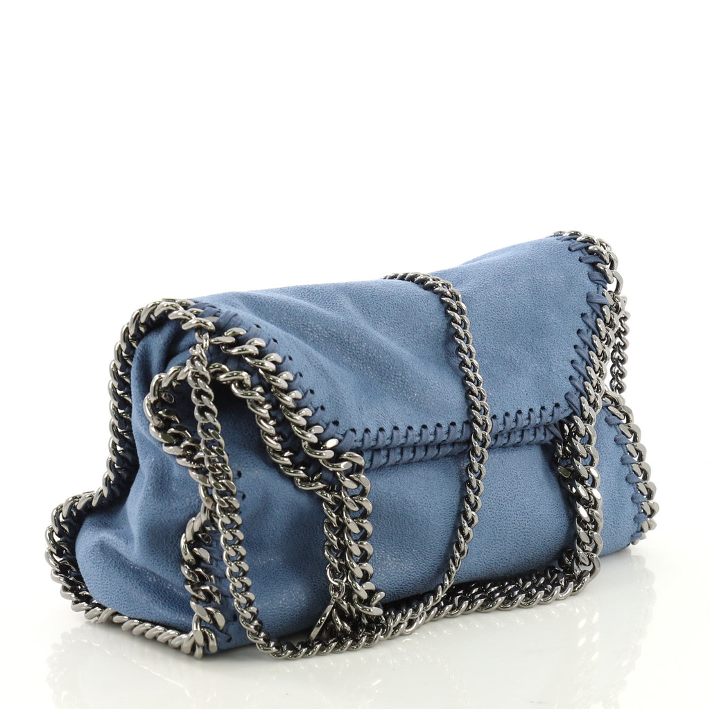 Falabella Fold Over Crossbody Bag Shaggy Deer Mini