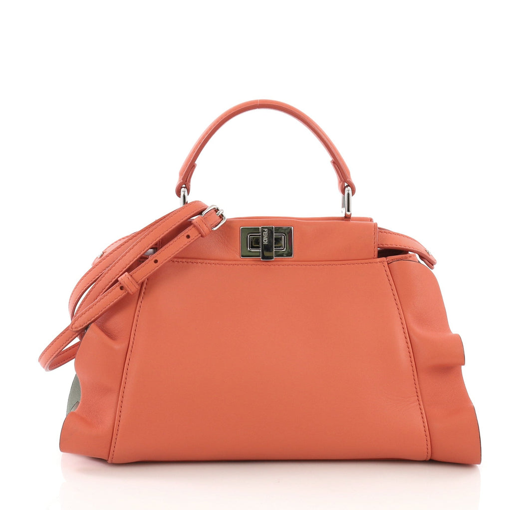 Peekaboo Wave Handbag Leather Mini