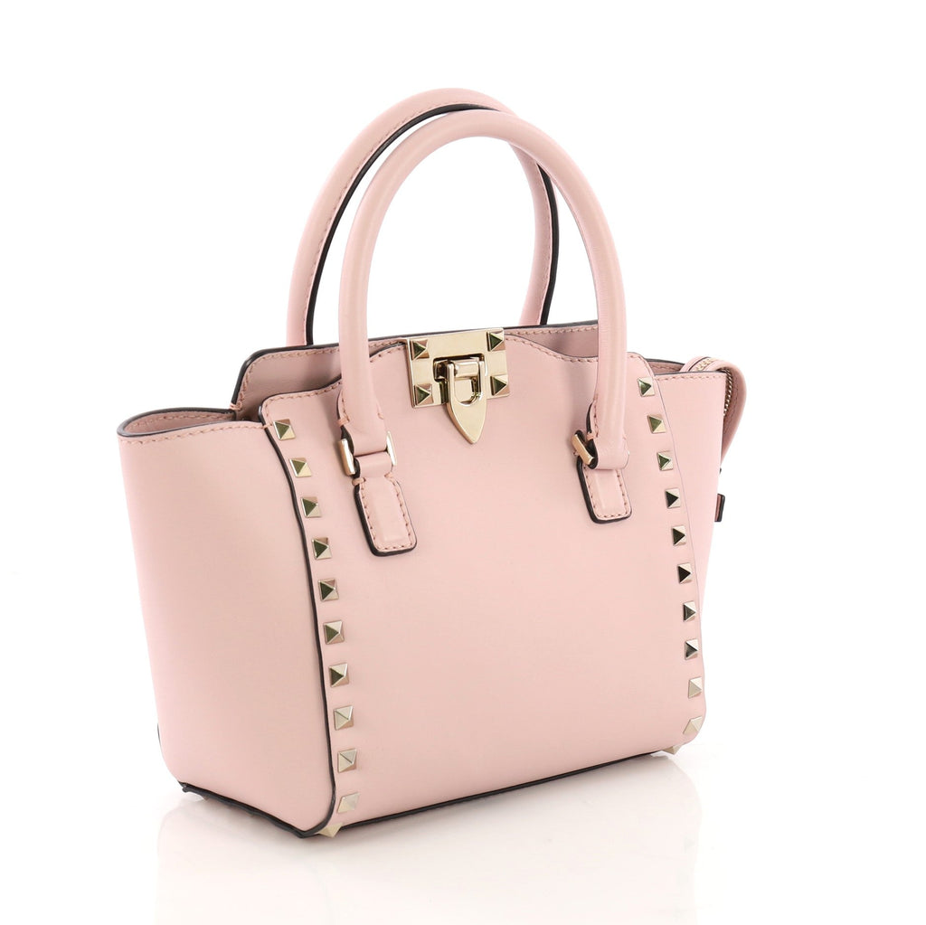 Rockstud Tote Rigid Leather Mini