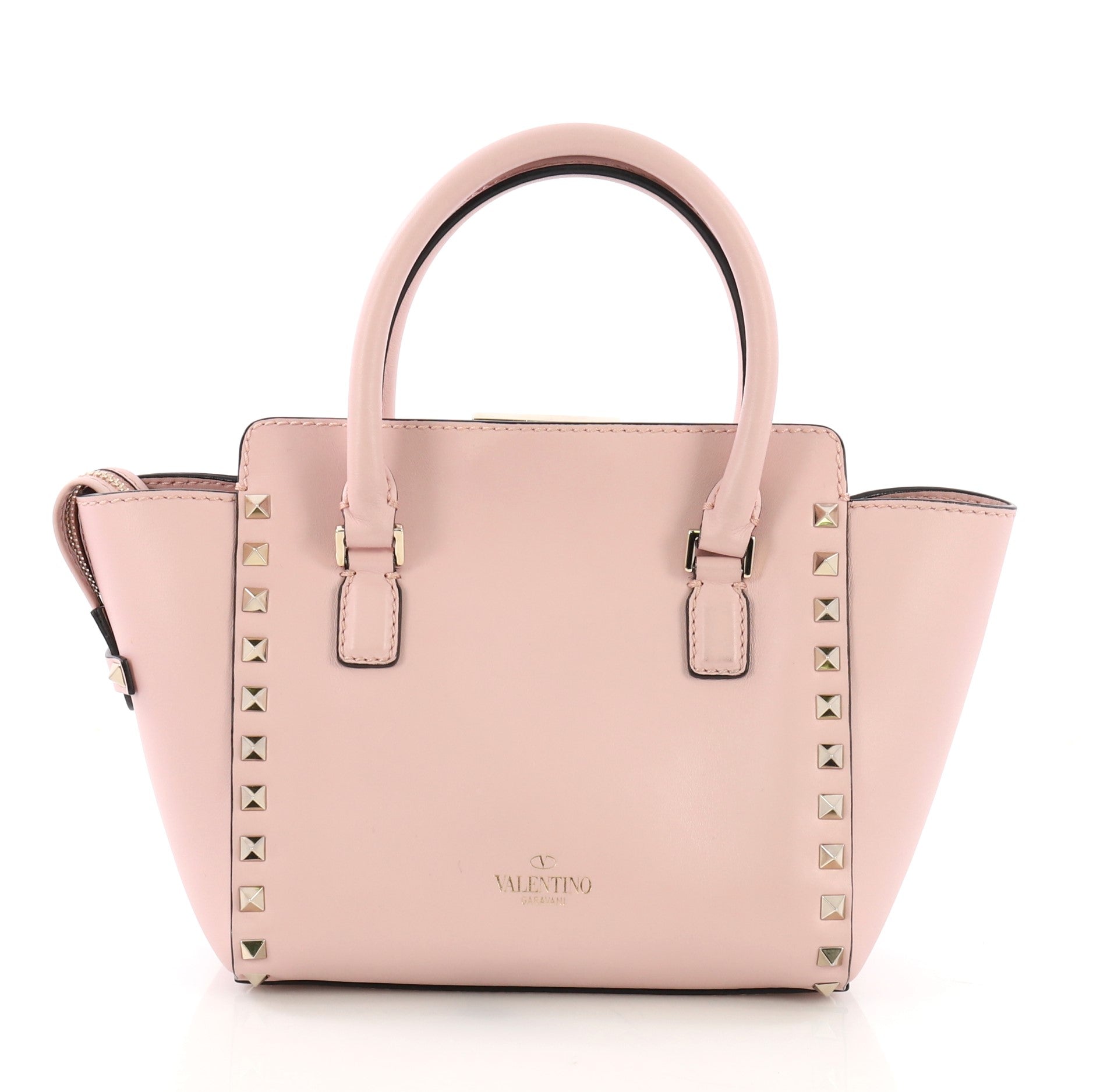 Rockstud Tote Rigid Leather Mini