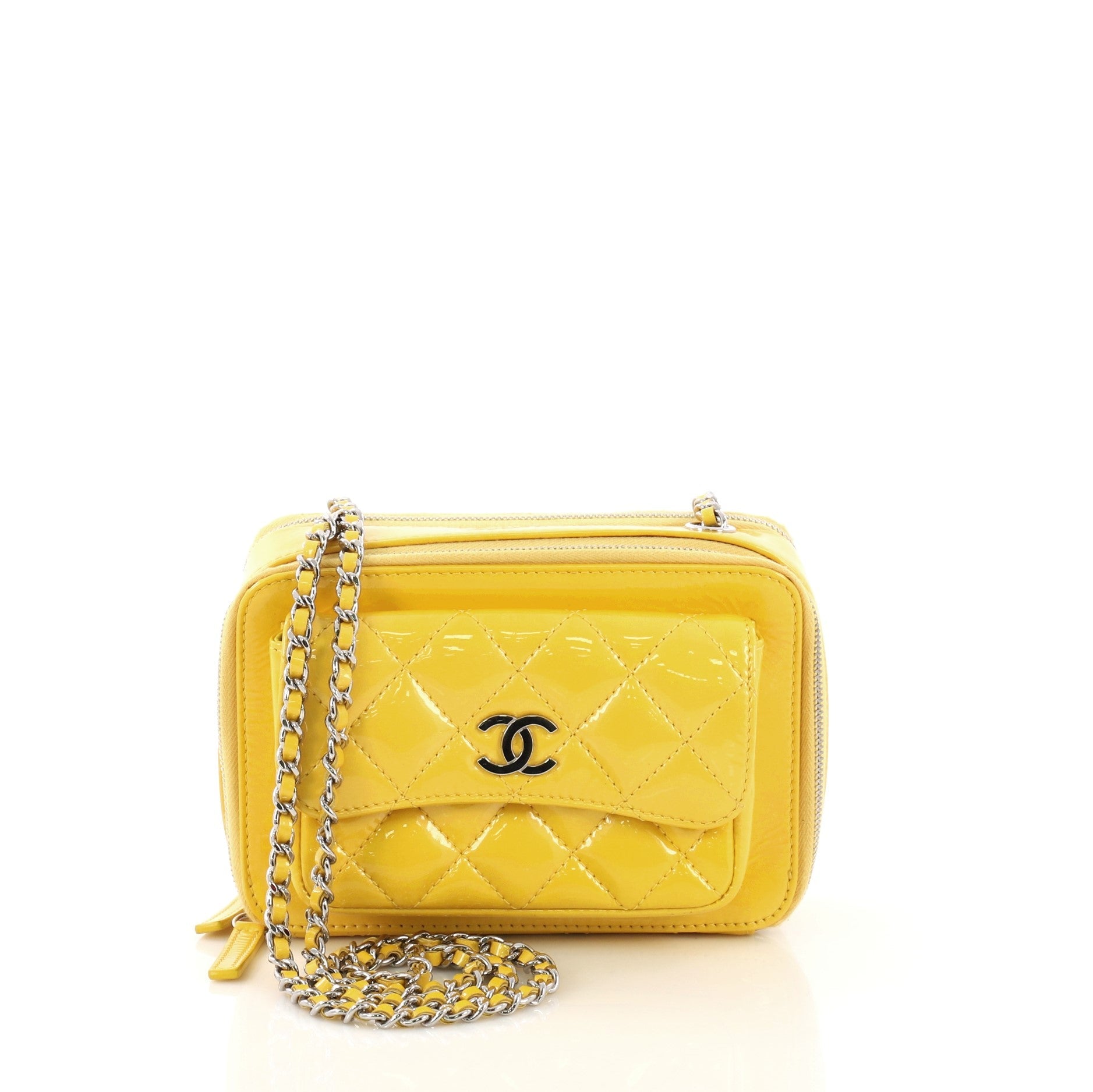 Pocket Box Camera Case Quilted Patent Mini