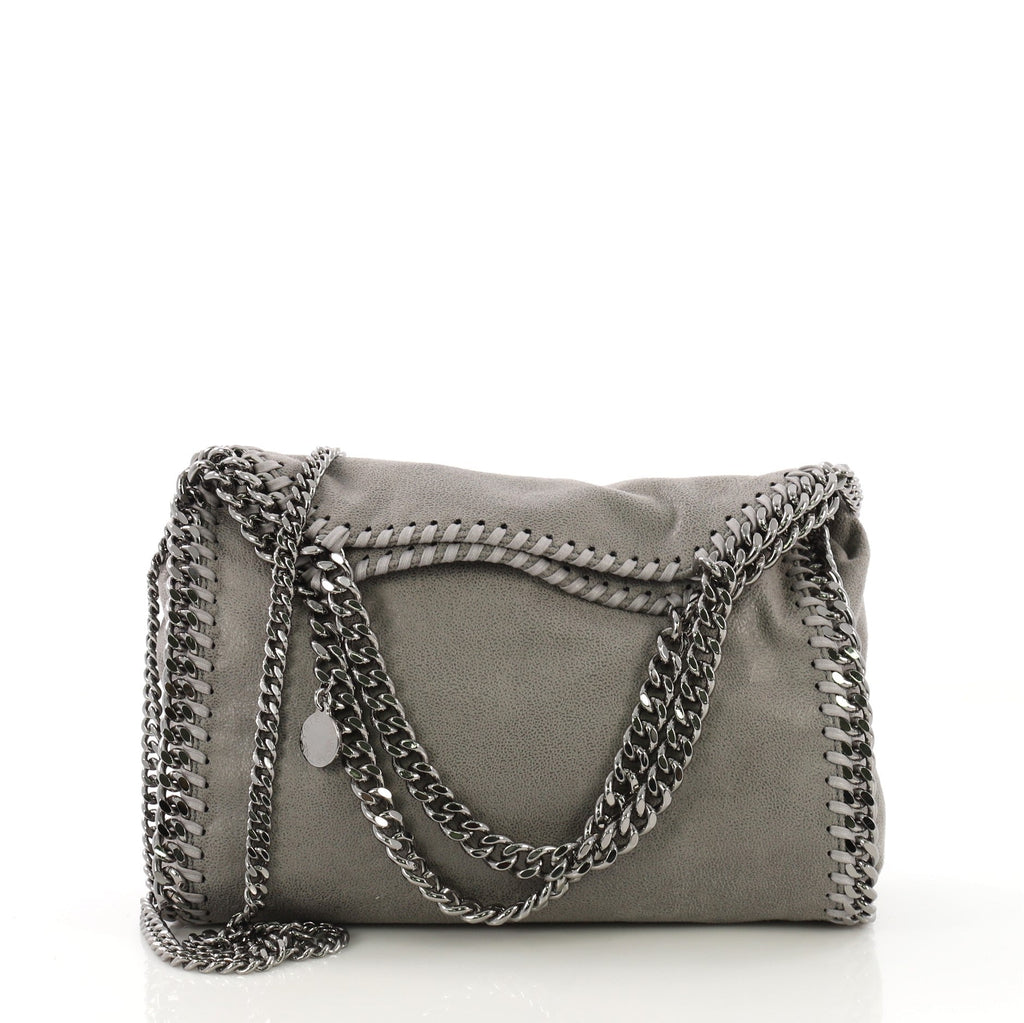 Falabella Fold Over Crossbody Bag Shaggy Deer Mini