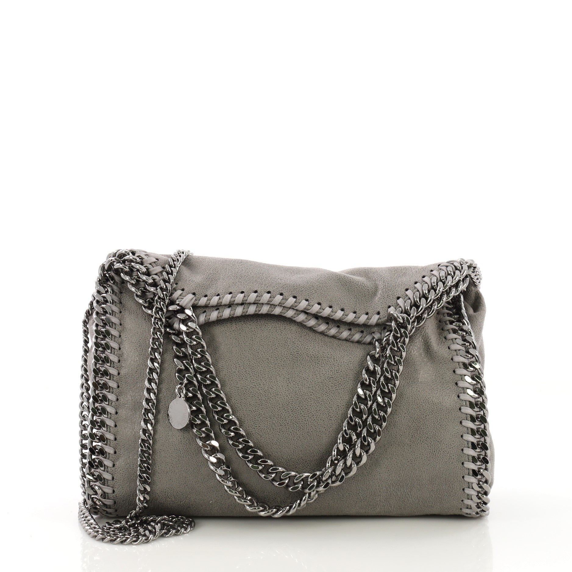 Falabella Fold Over Crossbody Bag Shaggy Deer Mini