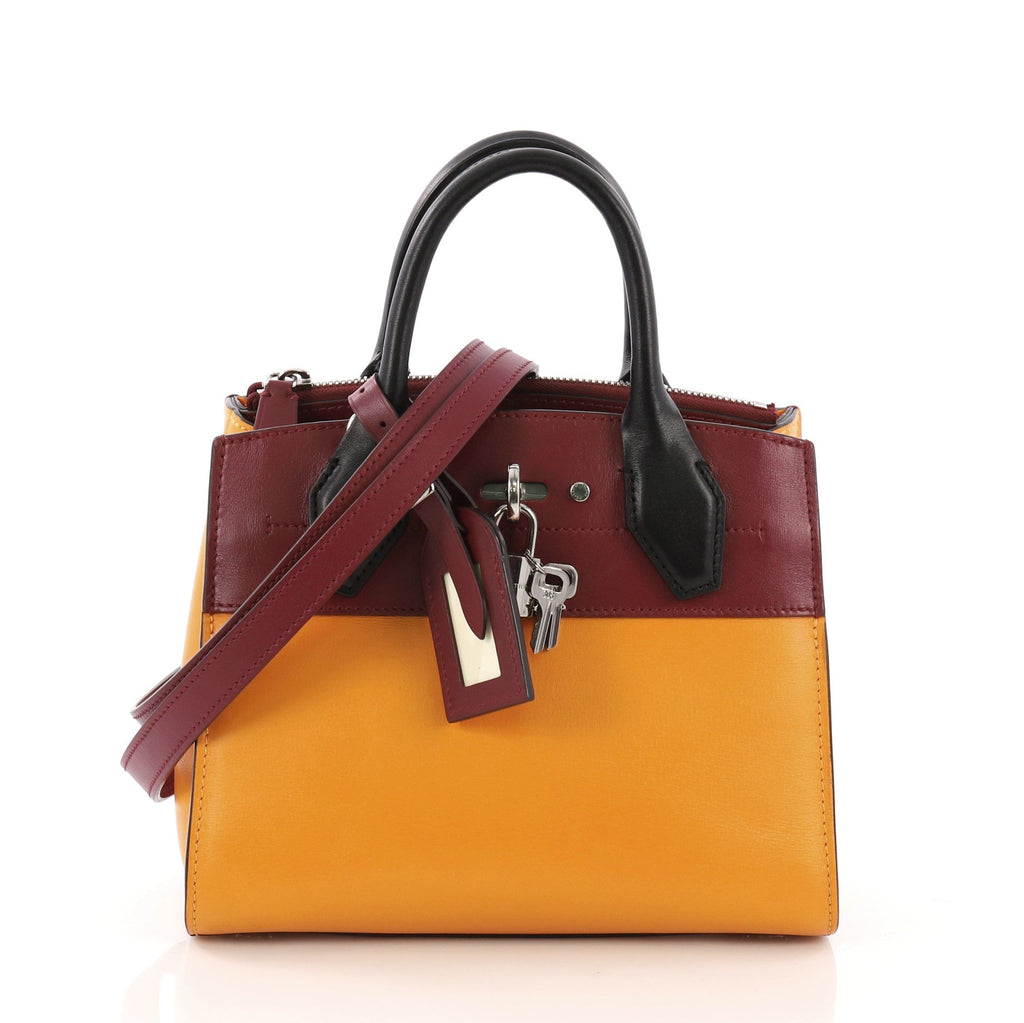 City Steamer Handbag Leather Mini