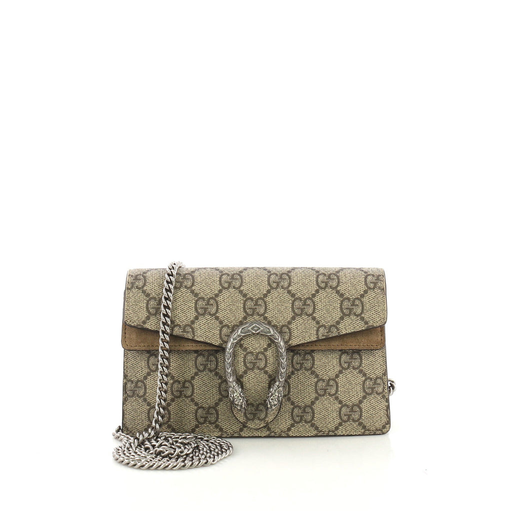 Dionysus Handbag GG Coated Canvas Super Mini