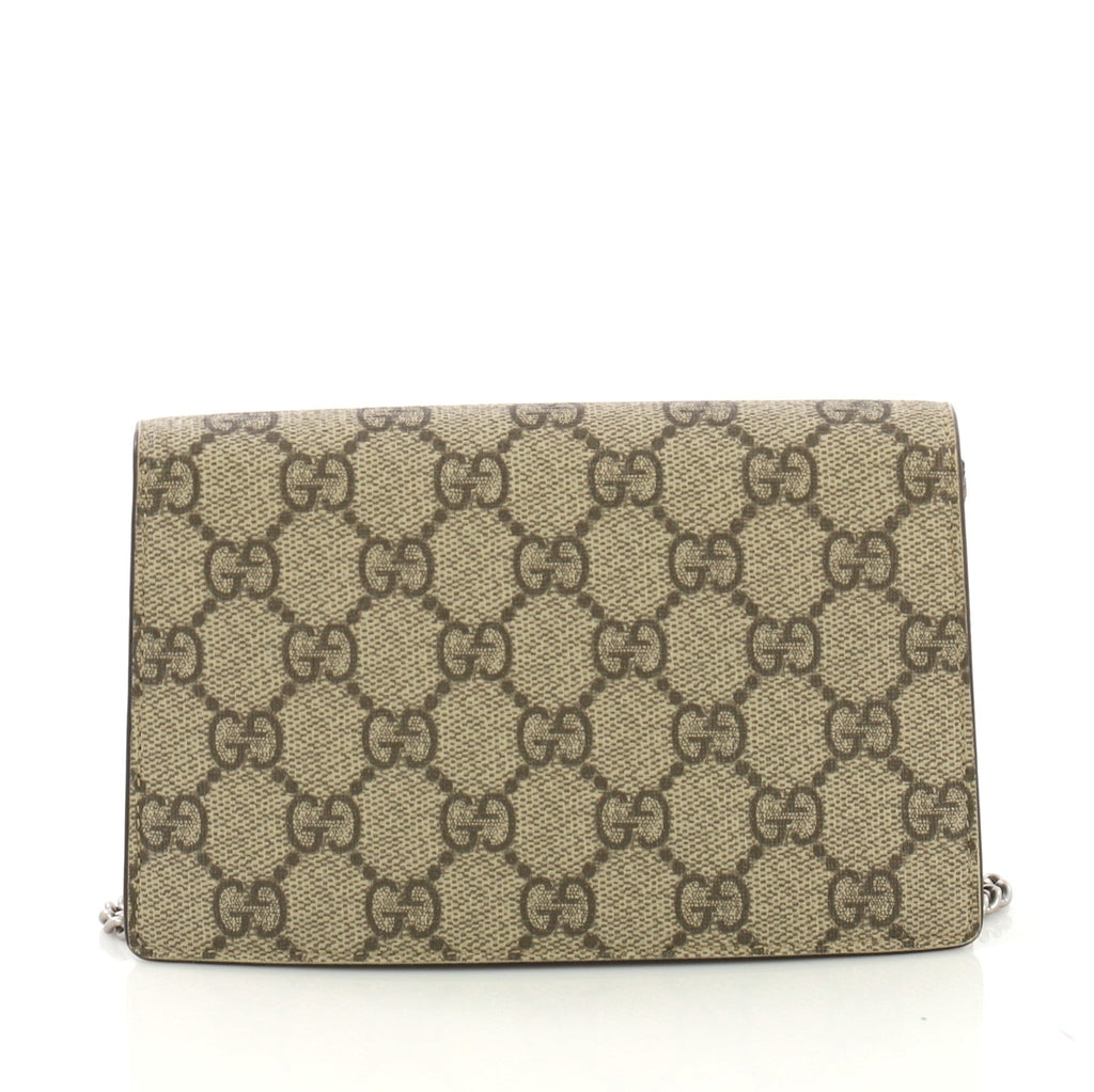 Dionysus Handbag GG Coated Canvas Super Mini