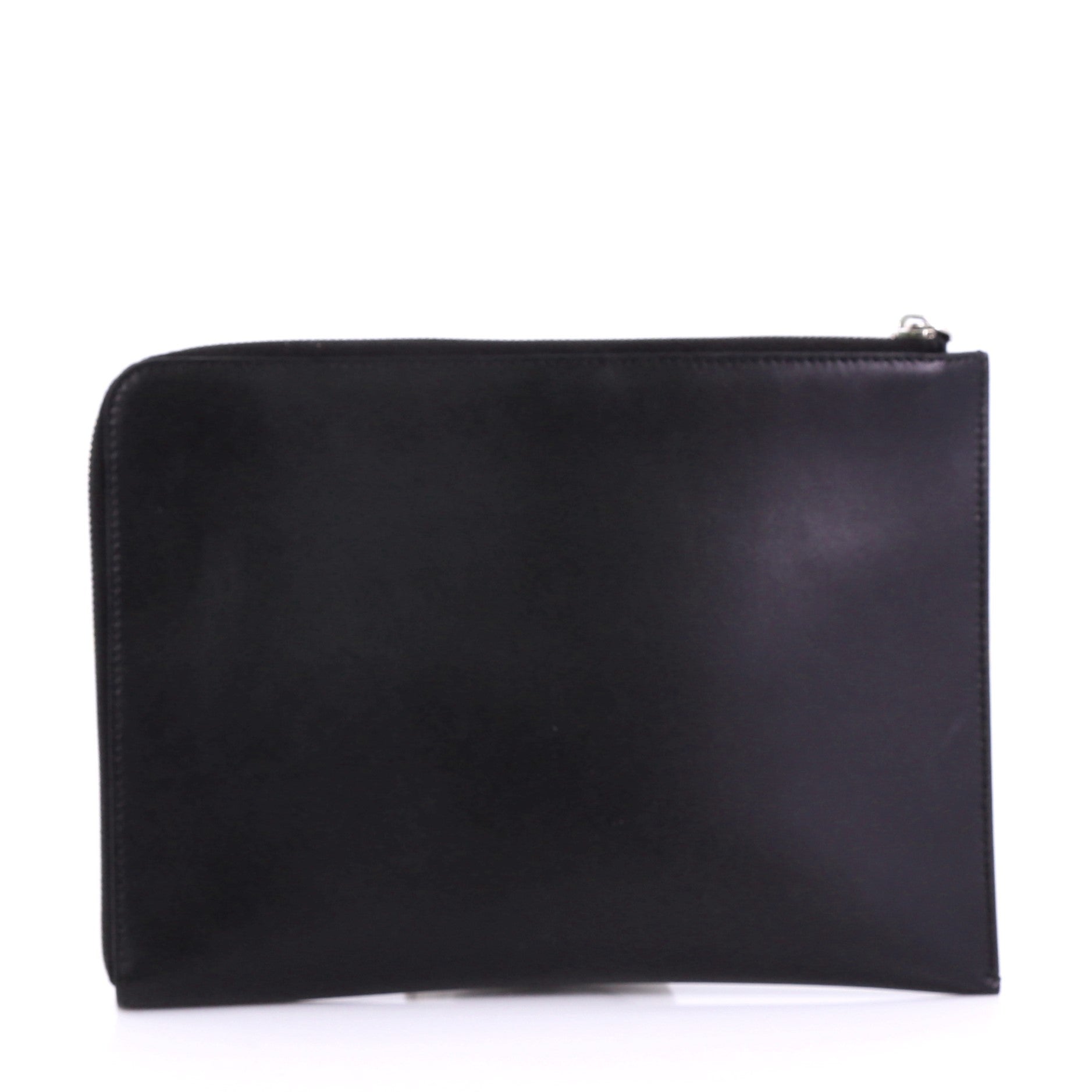 Flat Clutch Studded Leather