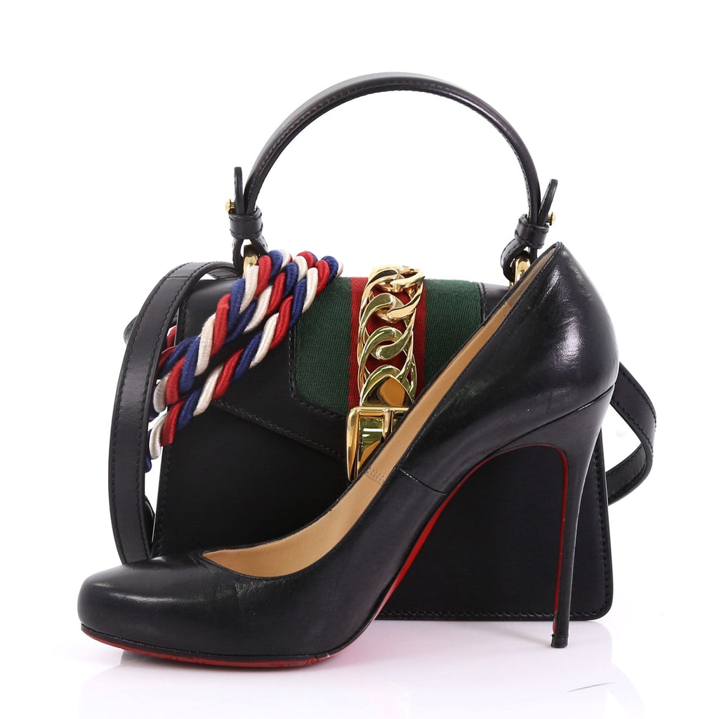Sylvie Top Handle Bag Leather Mini