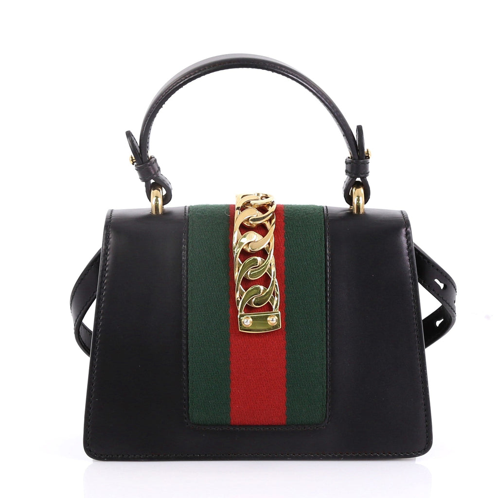 Sylvie Top Handle Bag Leather Mini