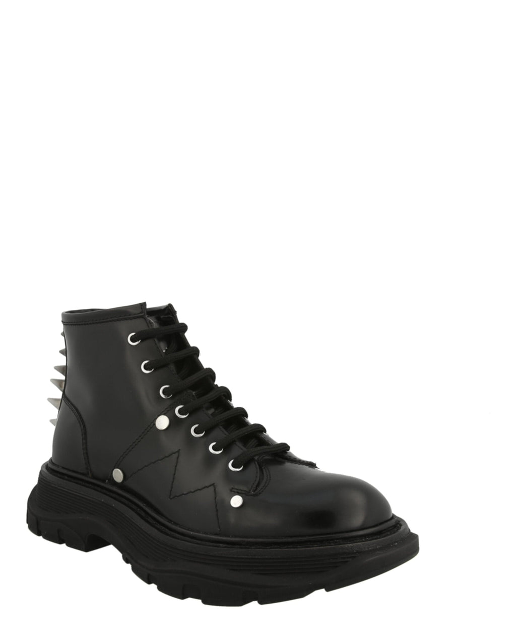 Leather Ankle Combat Boots