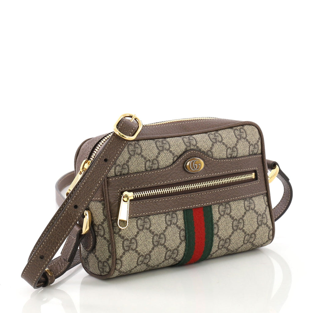 Ophidia Shoulder Bag GG Coated Canvas Mini