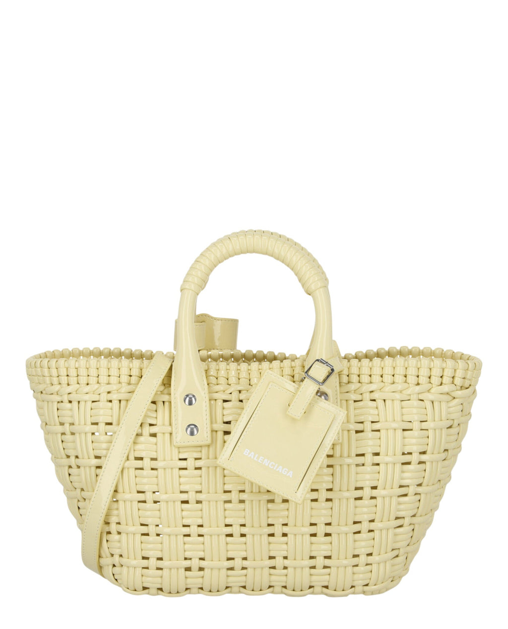 Bistro Panier Bag Woven Faux Leather Small