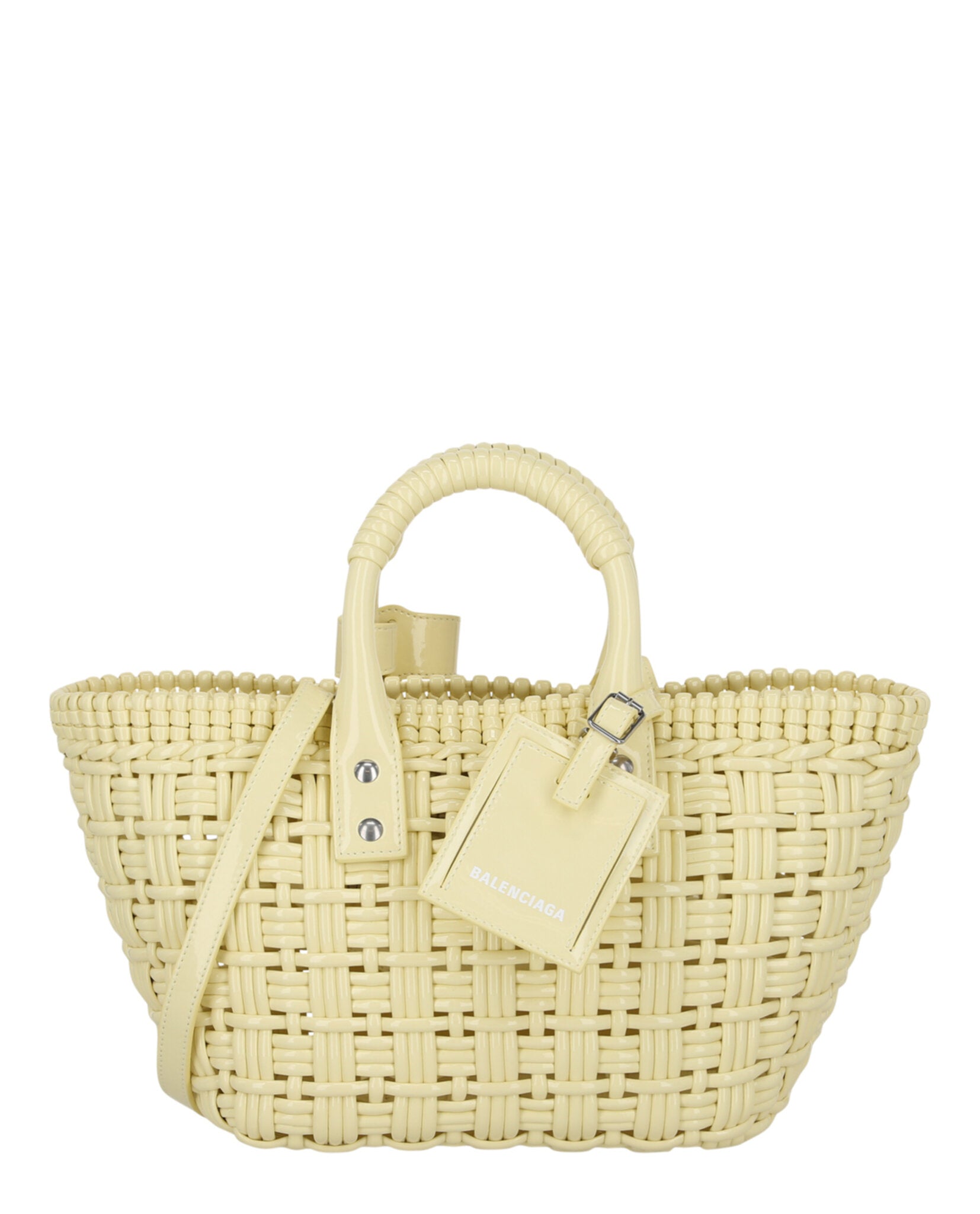 Bistro Panier Bag Woven Faux Leather Small