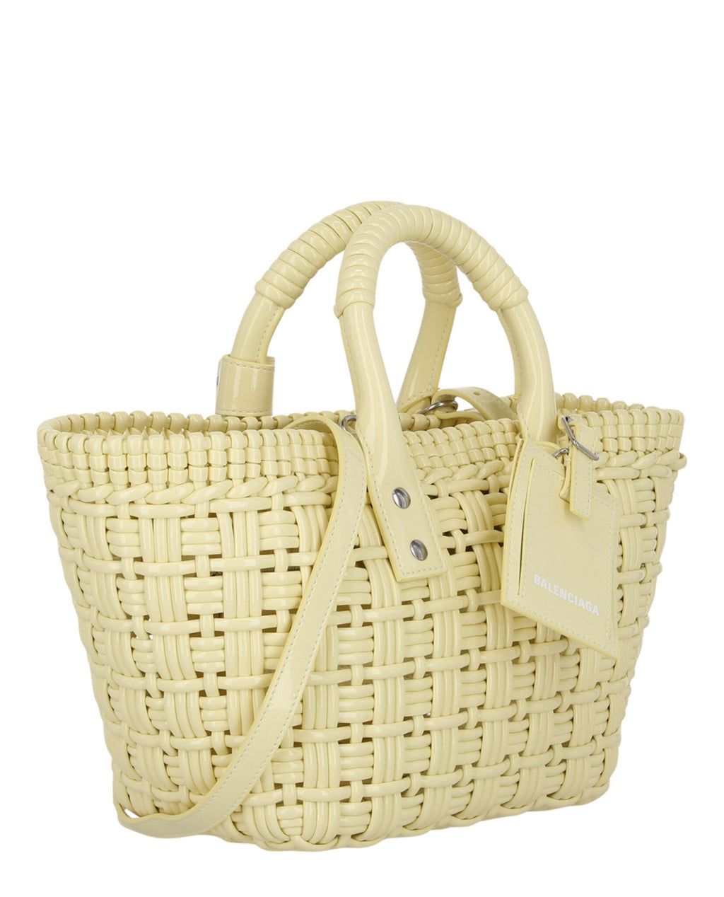 Bistro Panier Bag Woven Faux Leather Small