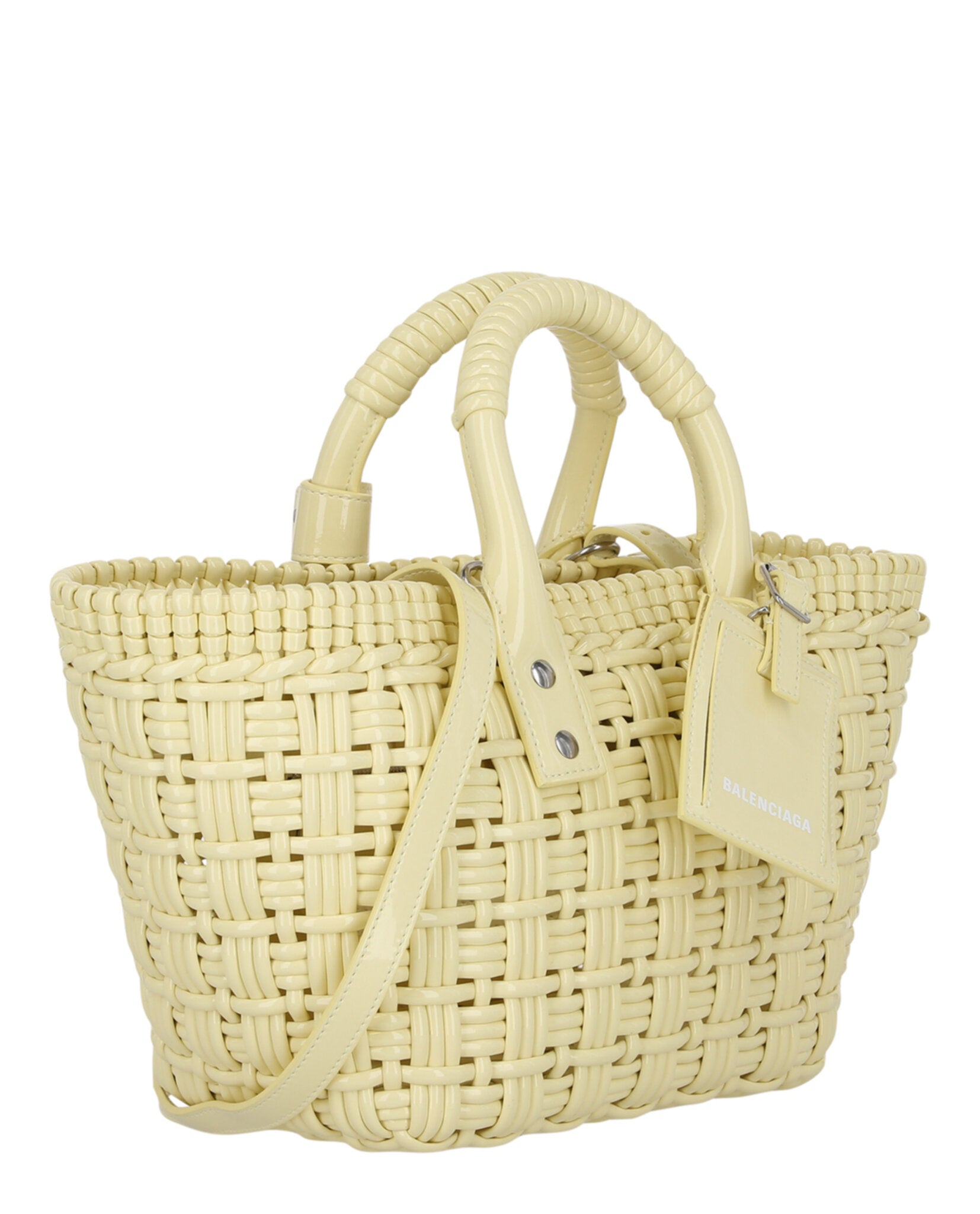 Bistro Panier Bag Woven Faux Leather Small