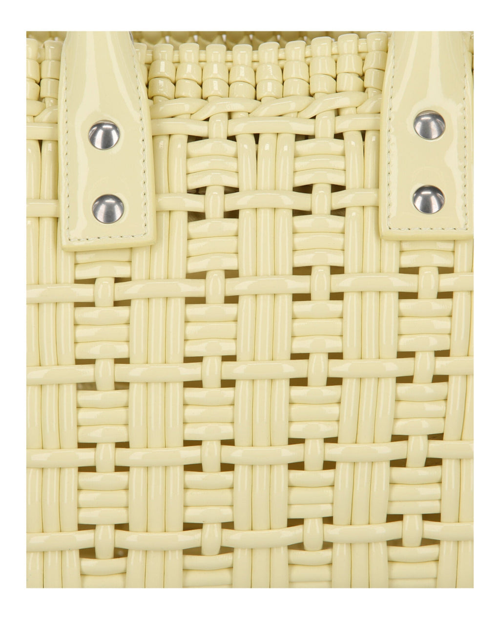 Bistro Panier Bag Woven Faux Leather Small