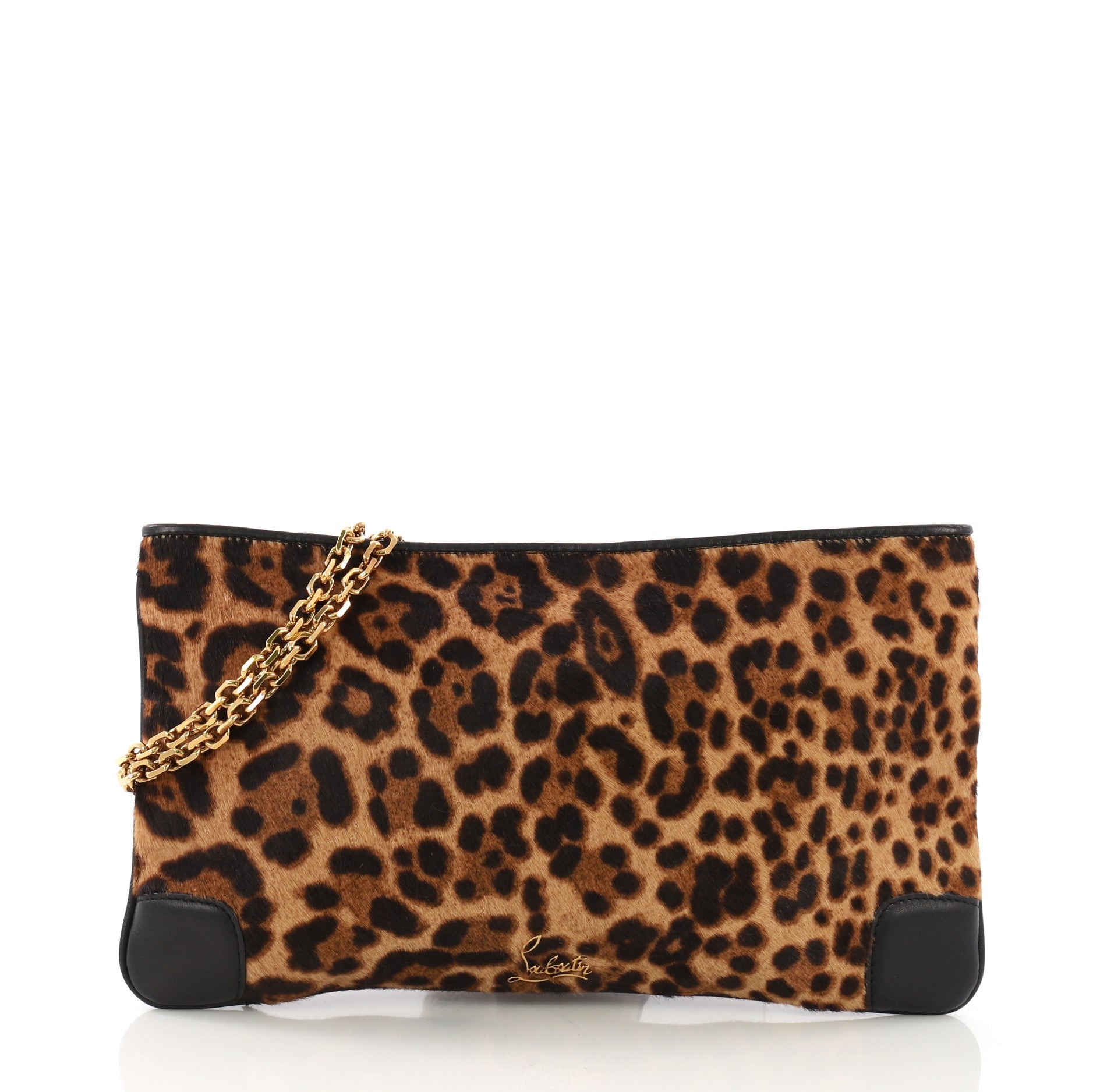 Loubiposh Clutch Pony Hair