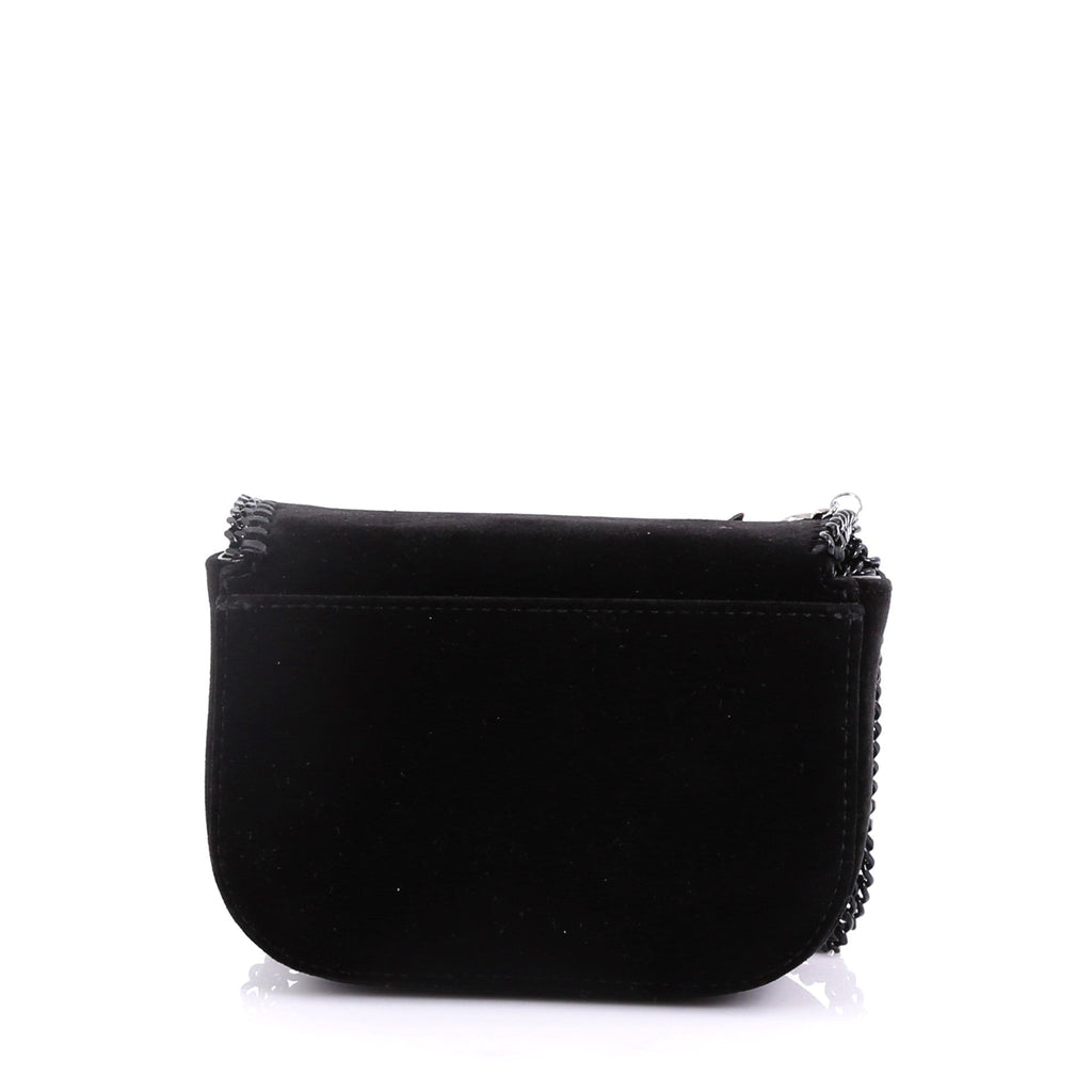 Falabella Box Crossbody Bag Patchwork Velvet Mini