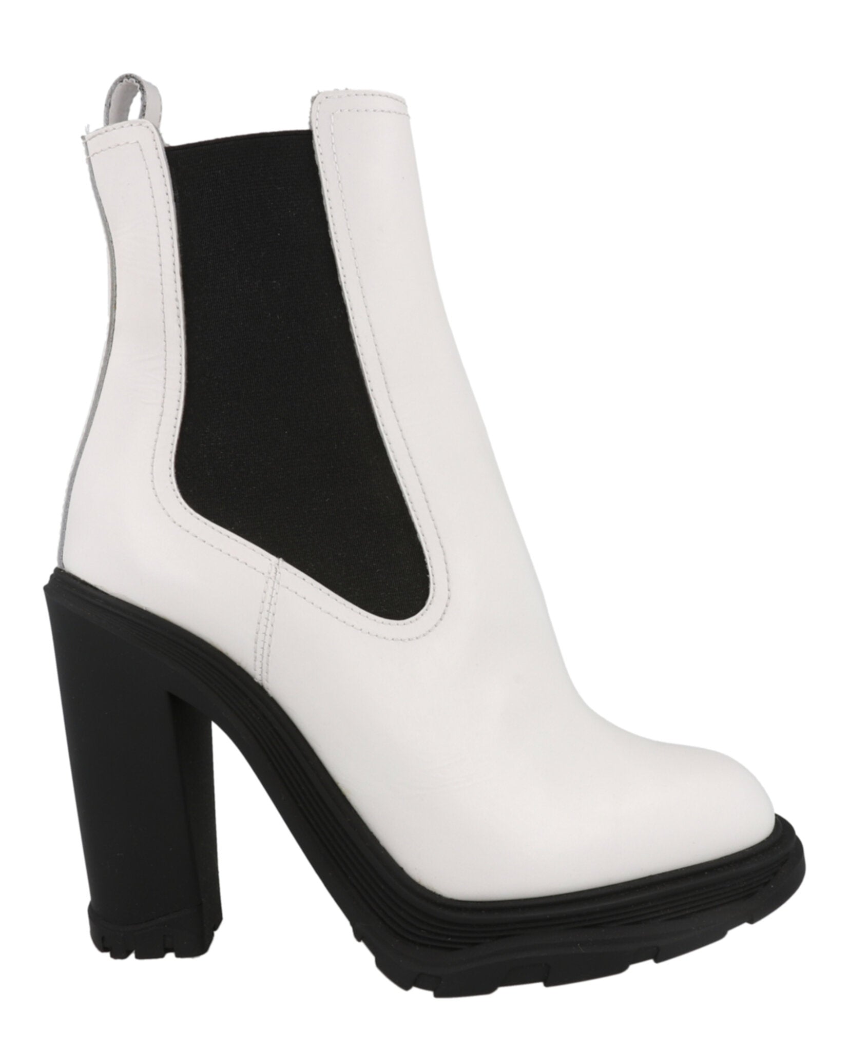 Leather Heeled Chelsea Boots