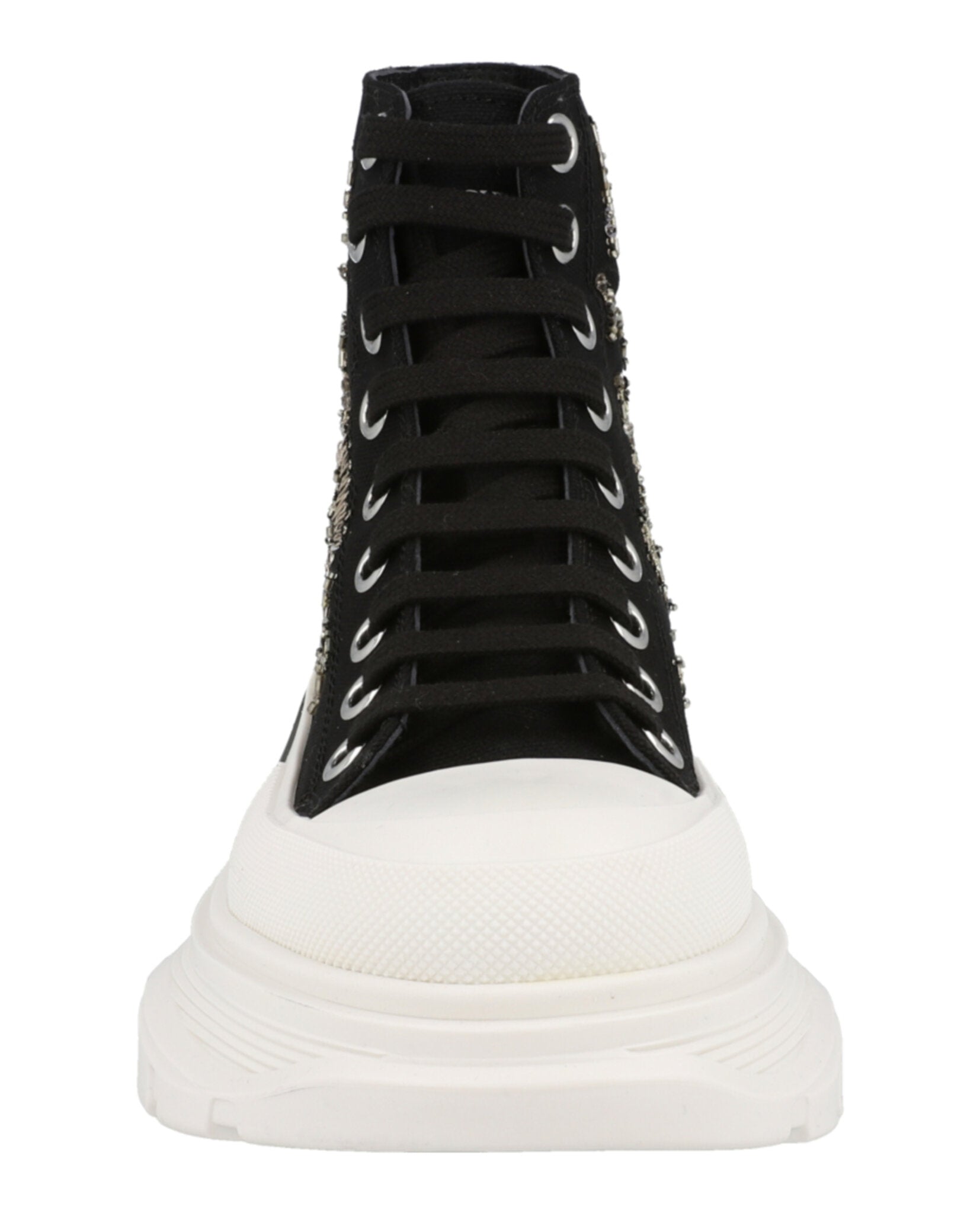 Women's Crystal Embellished Tread Slick Boots