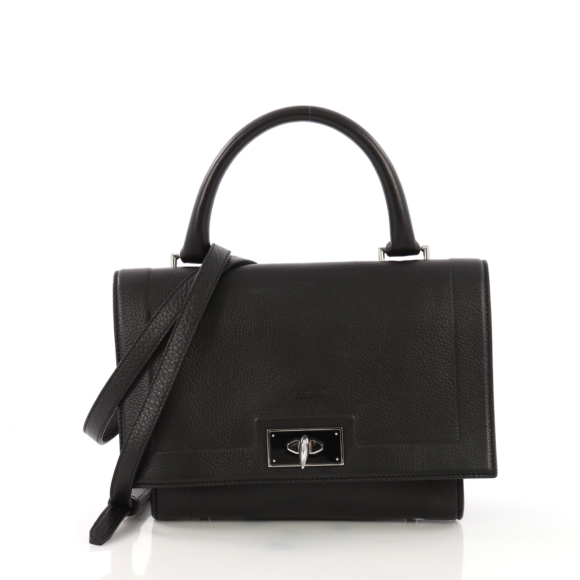 Shark Convertible Satchel Leather Mini