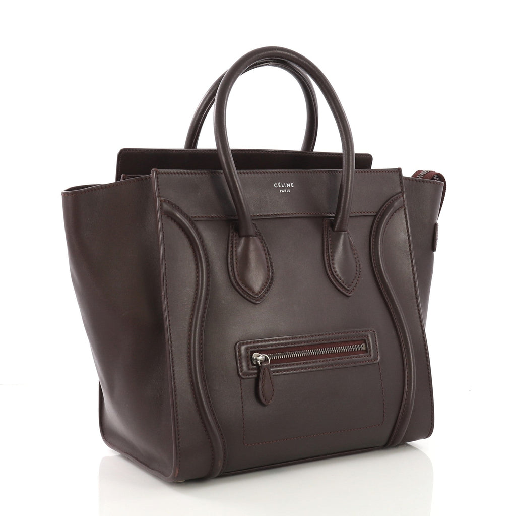 Luggage Handbag Smooth Leather Mini
