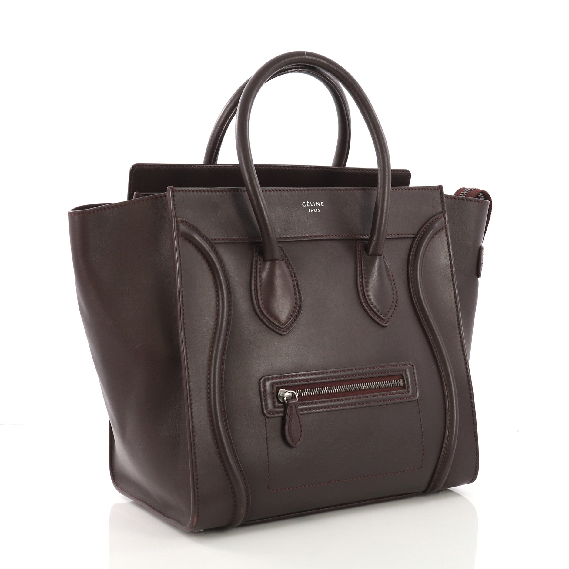 Luggage Handbag Smooth Leather Mini