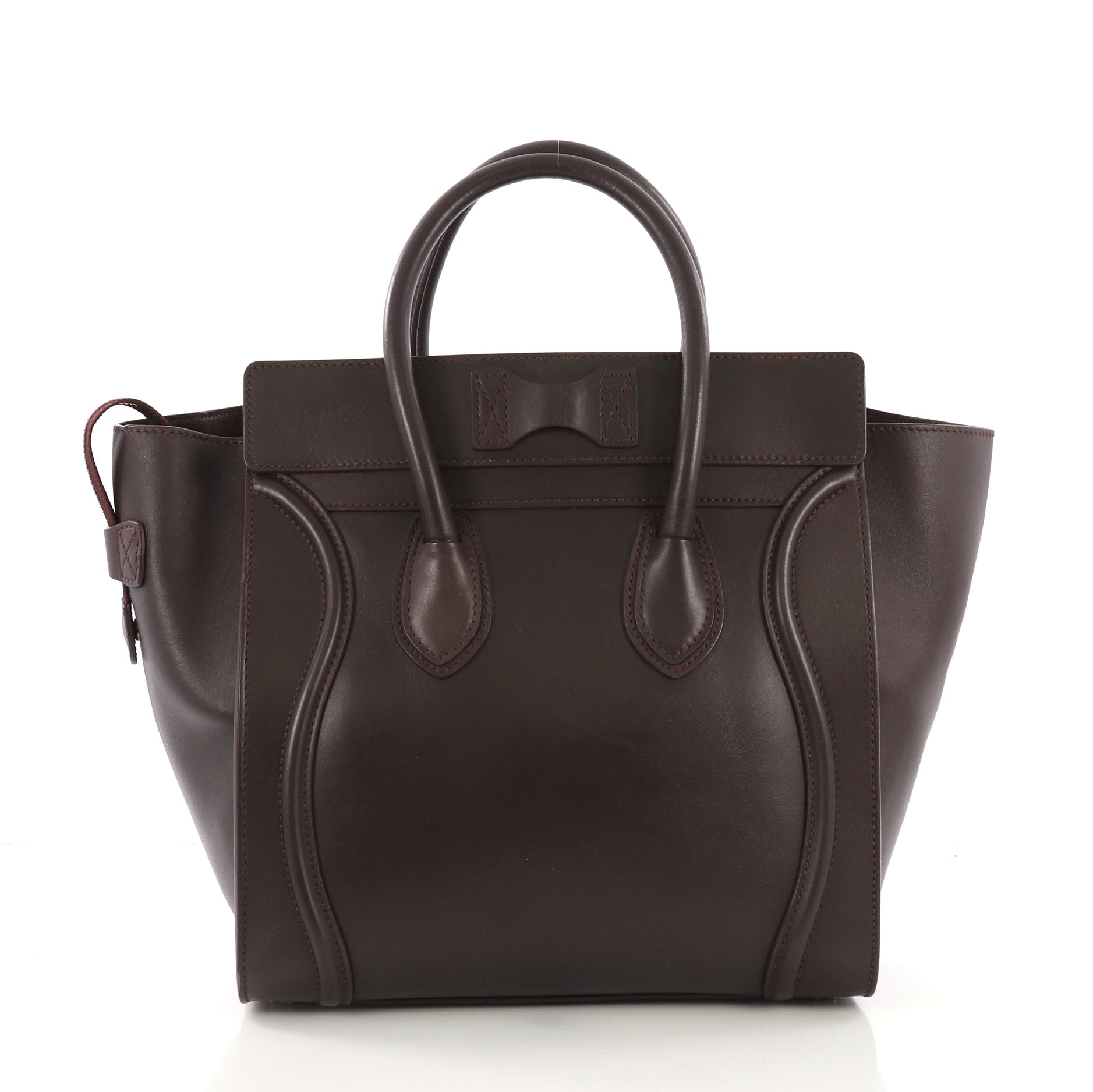 Luggage Handbag Smooth Leather Mini