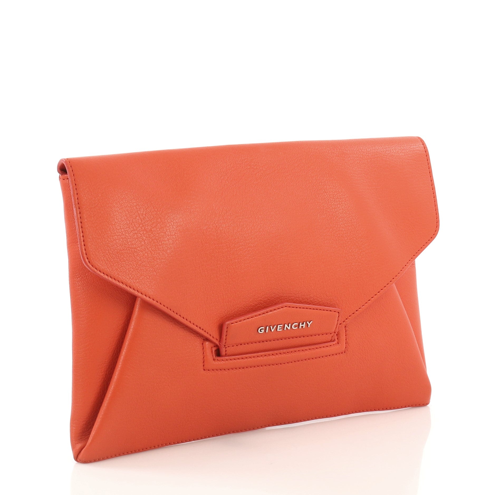 Antigona Envelope Clutch Leather Medium