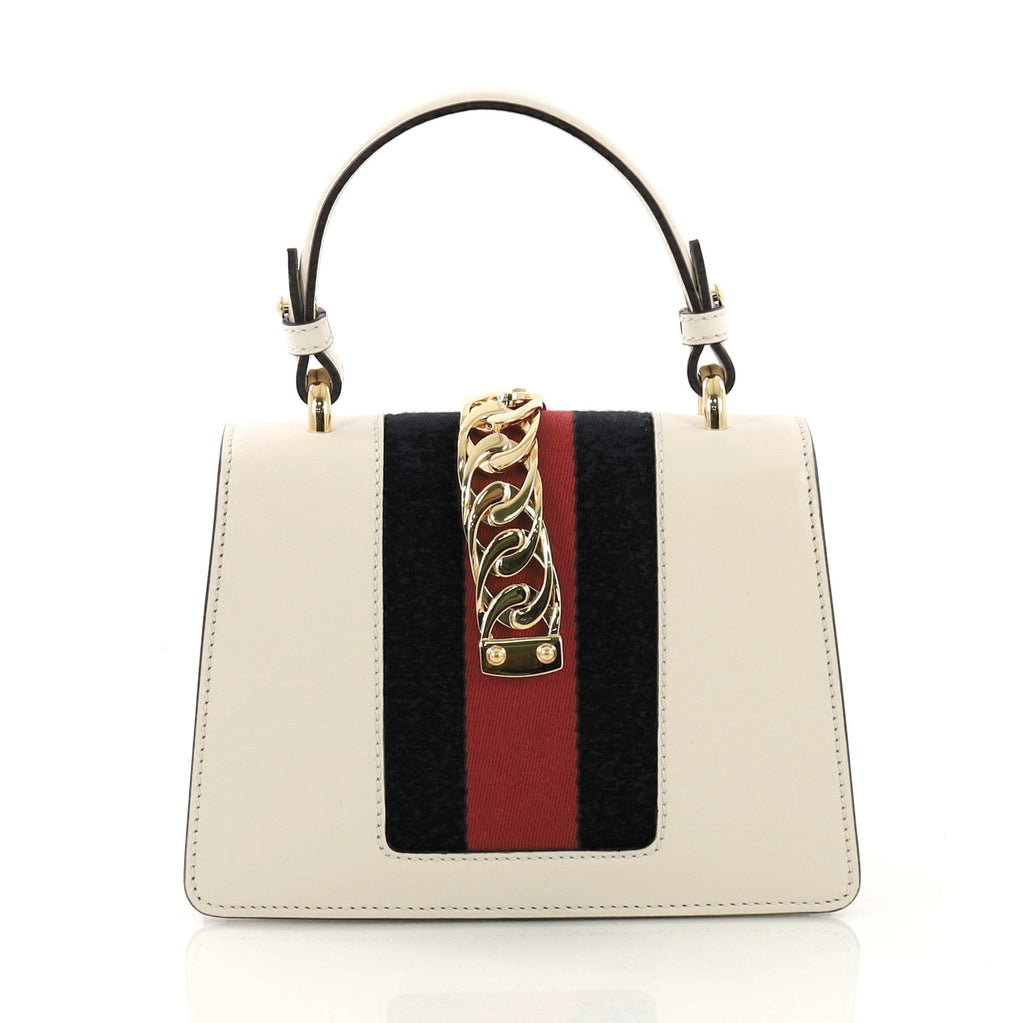 Sylvie Top Handle Bag Leather Mini