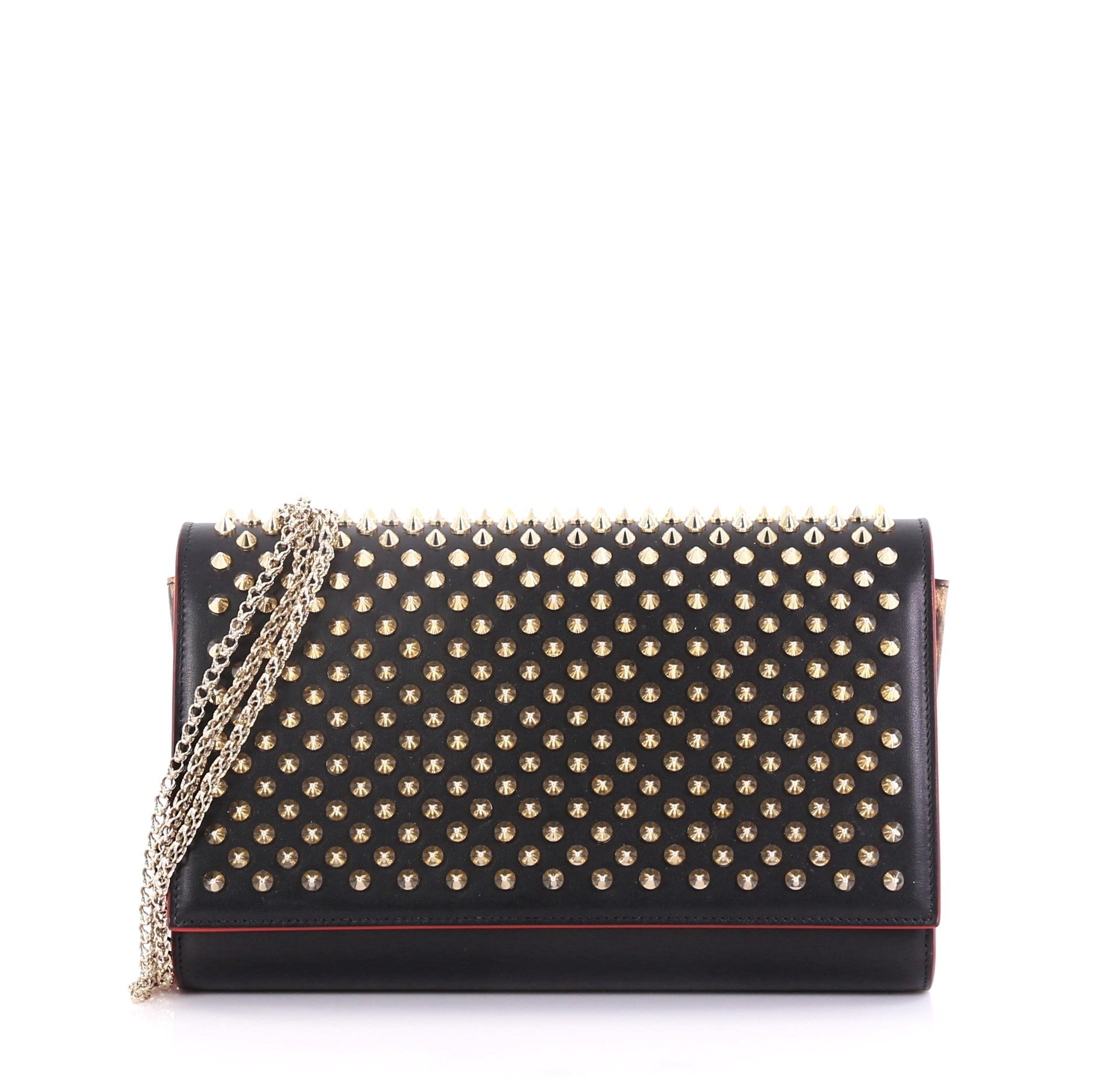 Paloma Clutch Spiked Leather