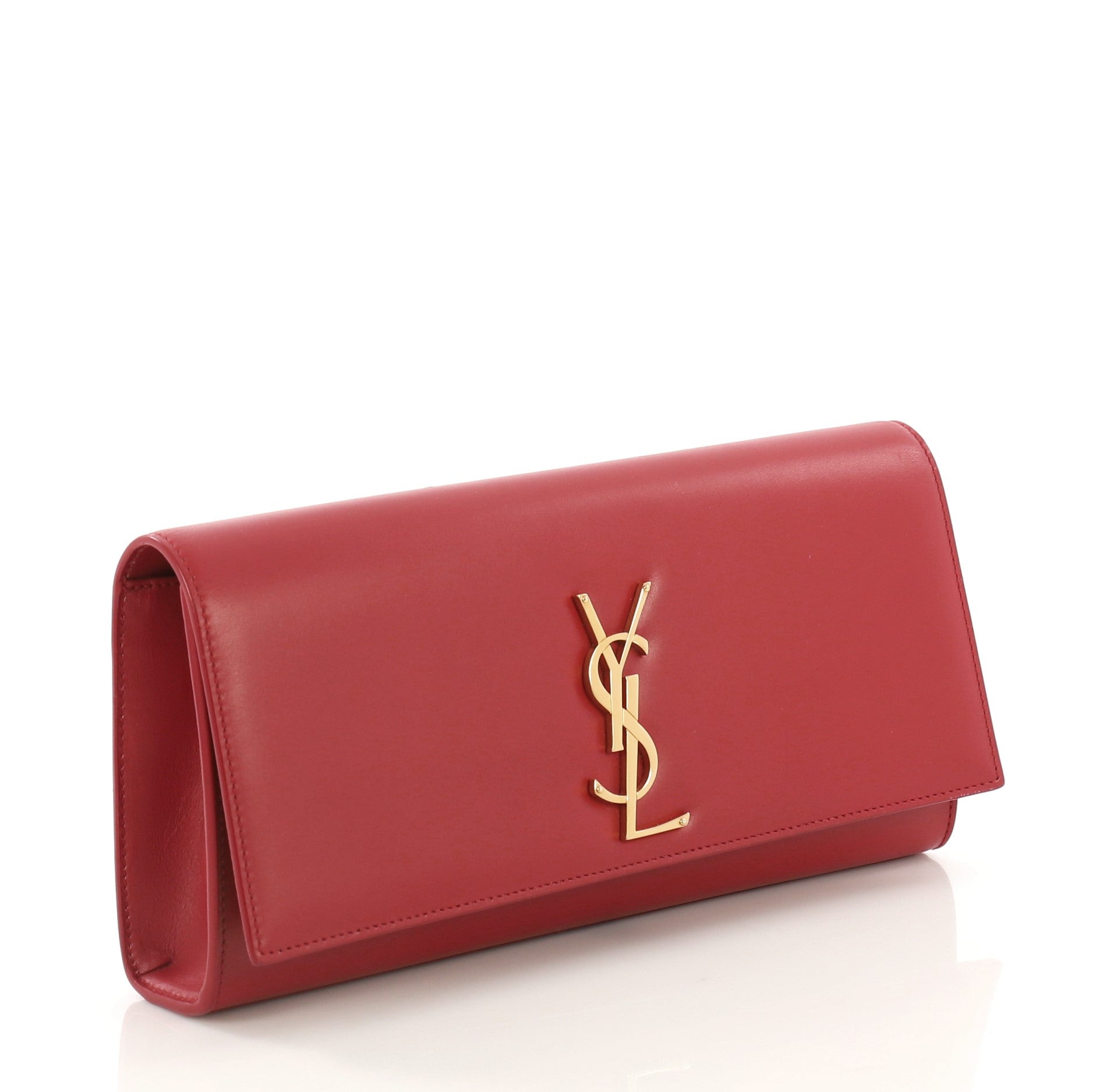 Classic Monogram Clutch Leather Long
