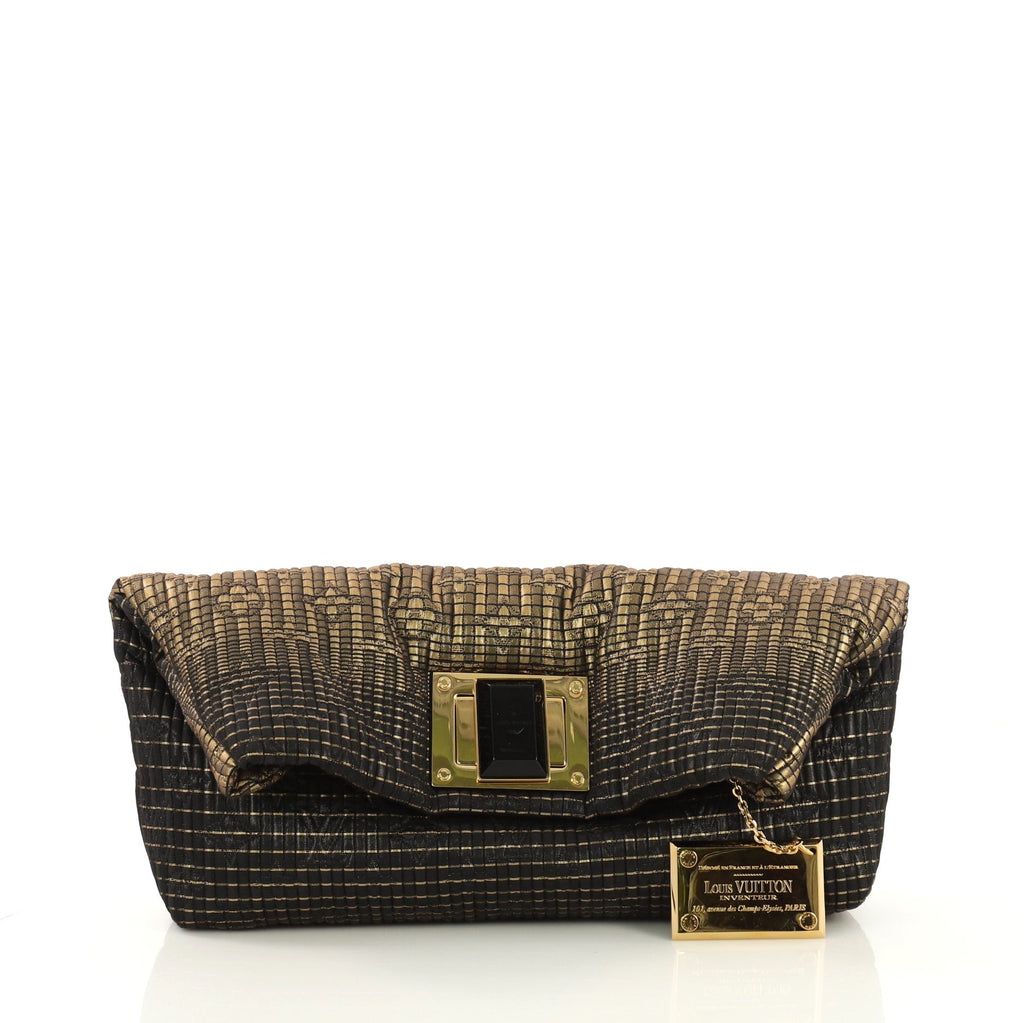Altair Clutch Monogram Jacquard Textile