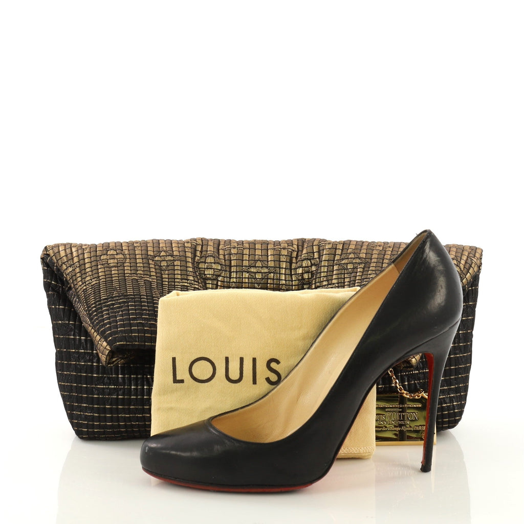 Altair Clutch Monogram Jacquard Textile