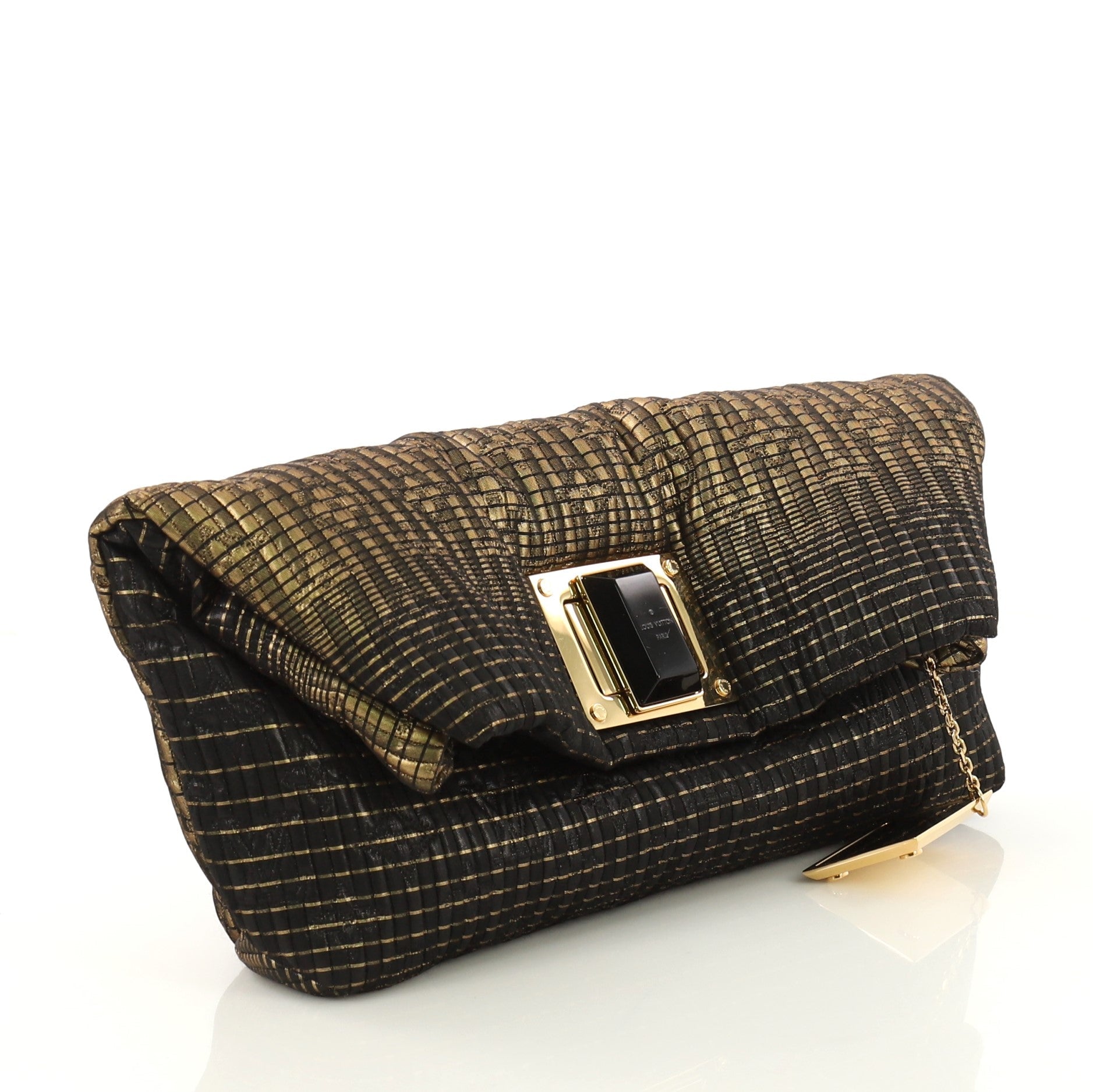 Altair Clutch Monogram Jacquard Textile