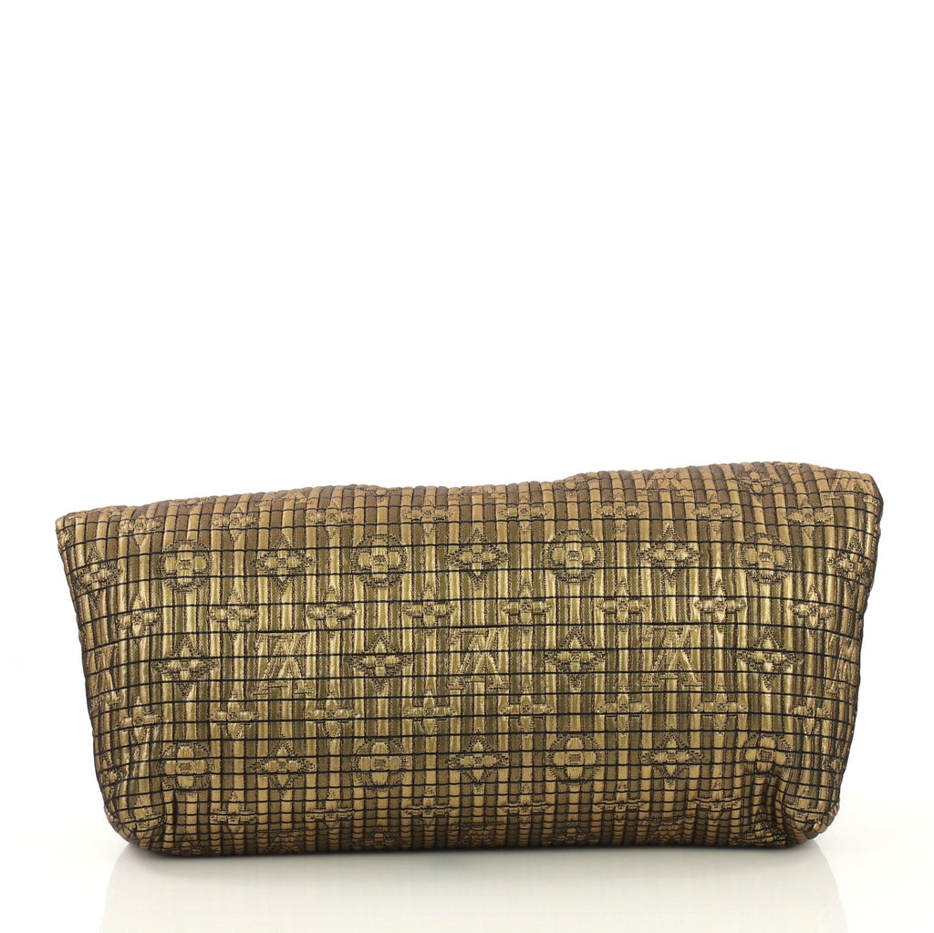 Altair Clutch Monogram Jacquard Textile