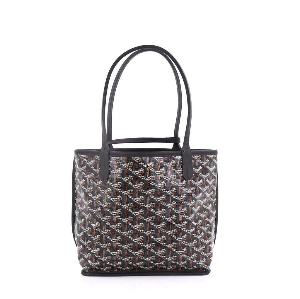Anjou Reversible Tote Coated Canvas Mini