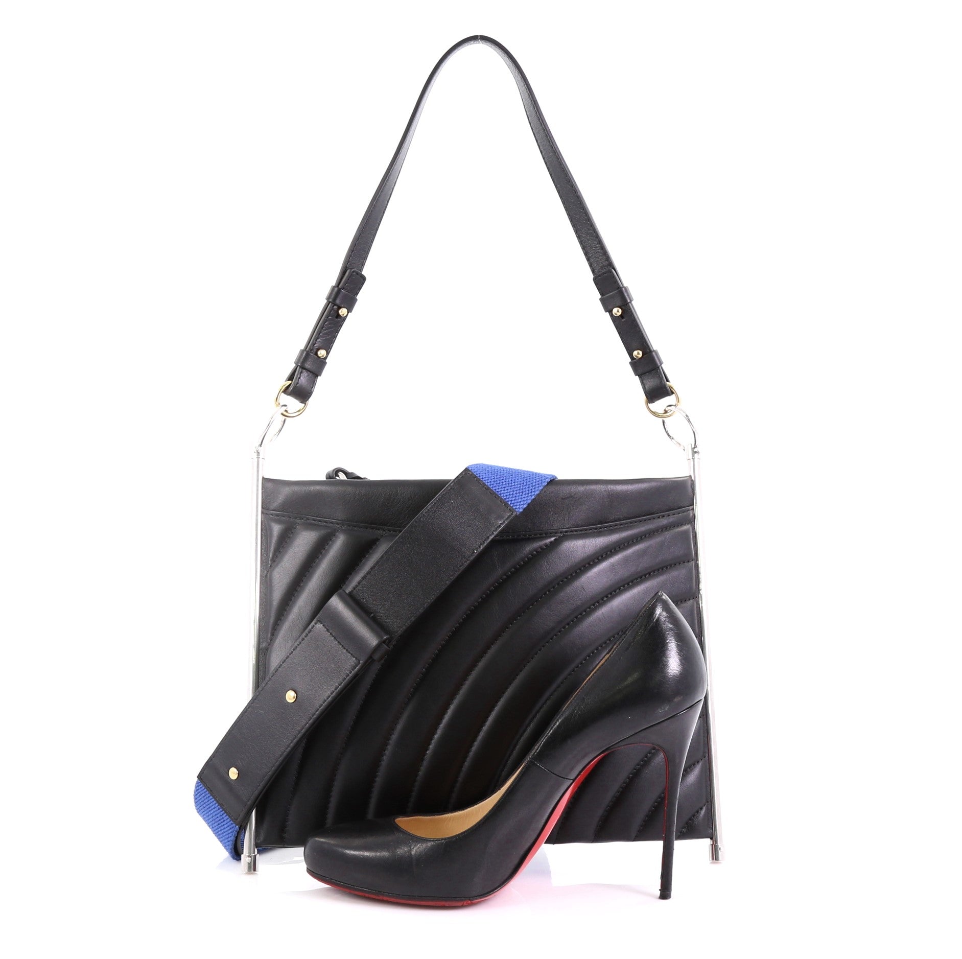 Roy Clutch Quilted Leather Medium